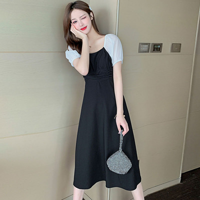เดรสวัยรุ่น เดรสลูกไม้ชีฟอง By Meiyi women's clothing