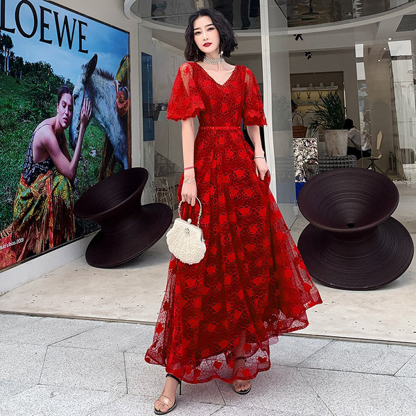 ชุดราตรี ชุดออกงาน ดีไซน์หรู แบรนด์ Angel