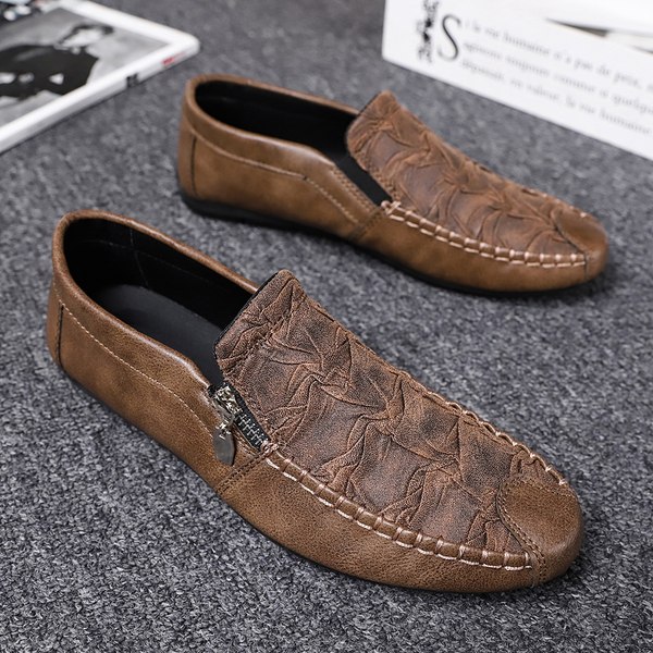 รองเท้าหนังผู้ชาย มีไซส์39-44 รองเท้าโลฟเฟอร์ชาย Slip-On Shoes