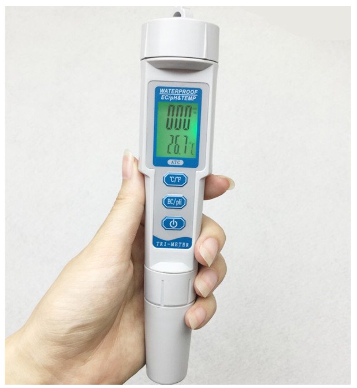 3 in 1 Multi-Function Water Quality EC PH TEM monitor Meter Tester portable drink water analyser