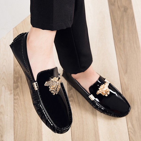 รองเท้าหนังผู้ชาย มีไซส์39-44 รองเท้าโลฟเฟอร์ชาย Slip-On Shoes