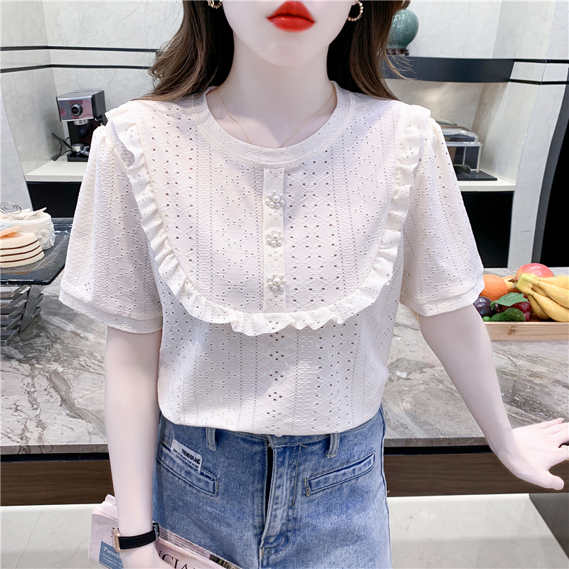 เสื้อผ้าวัยรุ่นเกาหลี เสื้อยืดวัยรุ่นผู้หญิง มีขนาด S M L XL