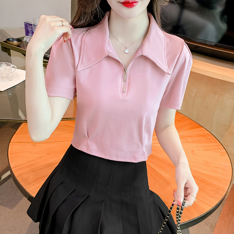 เสื้อผ้าวัยรุ่นเกาหลี เสื้อยืดวัยรุ่นผู้หญิง มีขนาด S M L XL