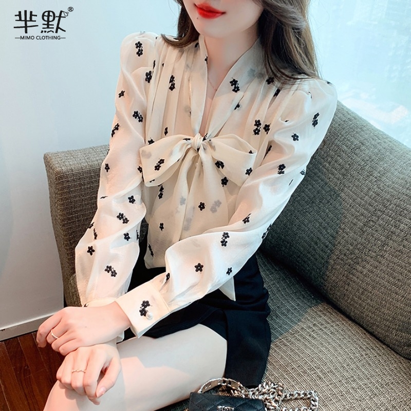 เสื้อลูกไม้ เสื้อเชิ้ตแขนยาว