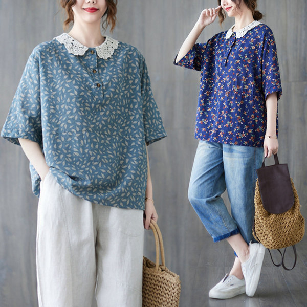 เสื้อลินิน เสื้อผ้าฝ้ายลินิน เสื้อเชิ้ตผ้าลินิน