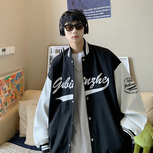 เสื้อแจ็คเก็ตเบสบอล เสื้อคลุม เสื้อแขนยาวสไตล์เกาหลี