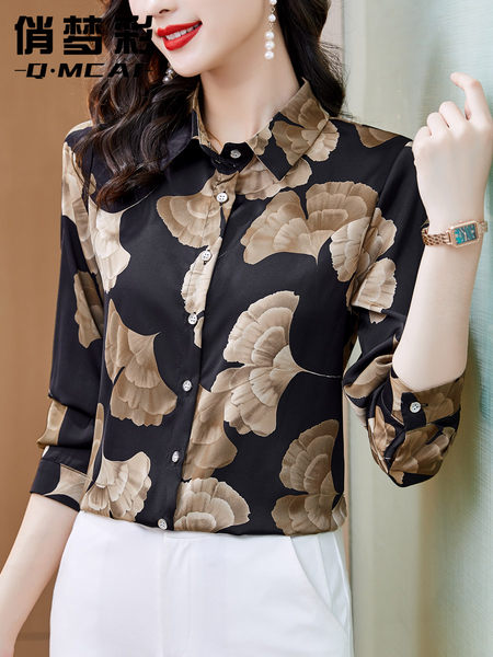 เสื้อเชิ้ต เสื้อเชิ้ตชีฟอง ลายสวยๆฟรีค่าส่ง