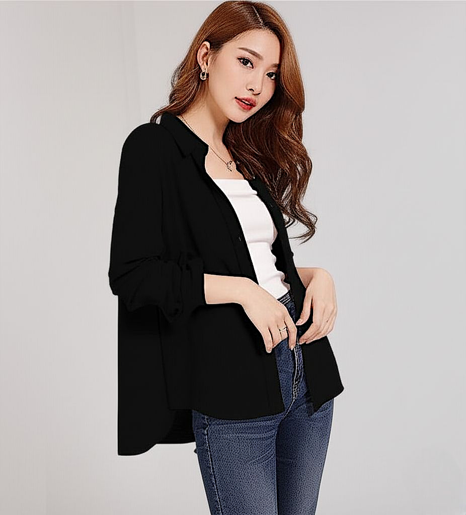 ðĪ Blouse3512 āđāļŠāļ·āđāļāđāļāļīāđāļāđāļāļāļĒāļēāļ§āļŠāļĩāļāļģ āļāđāļēāļāļĢāļĩāđāļĄāļĩāļĒāļĄāļāļļāđāļĄāļĨāļ·āđāļ āļāļĢāļāļāļāļāļĩāļāļąāļ§ āđāļŠāļĢāļīāļĄāļĨāļļāļāđāļĢāļĩāļĒāļāļŦāļĢāļđāļāļđāđāļāļ āđāļĄāļāļāđāļāđāļēāļĒāļāļąāđāļāļāļģāļāļēāļāđāļĨāļ°āļāļāļāļāļēāļ