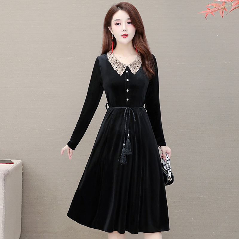 เดรสวัยผู้ใหญ่40-60ปีเดรสคุณแม่