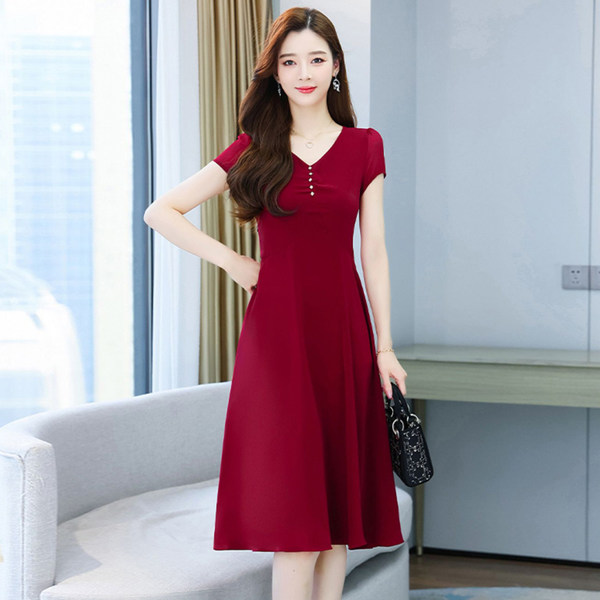 เดรสไซส์ใหญ่ ชุดเดรสสาวพลัสไซส์ เดรสเรียบหรู ไซส์ใหญ่ BY SHUYA