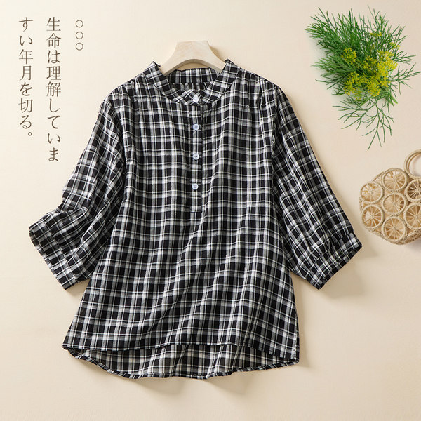 เสื้อลินิน แบบเสื้อสวยๆ เสื้อผ้าฝ้ายลินิน เสื้อเชิ้ตผ้าลินิน BY LININ