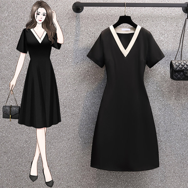 เดรสคนอ้วน เดรสสาวอวบ ชุดเดรสคนอ้วนวัยรุ่น BY PLUS SIZE Girl
