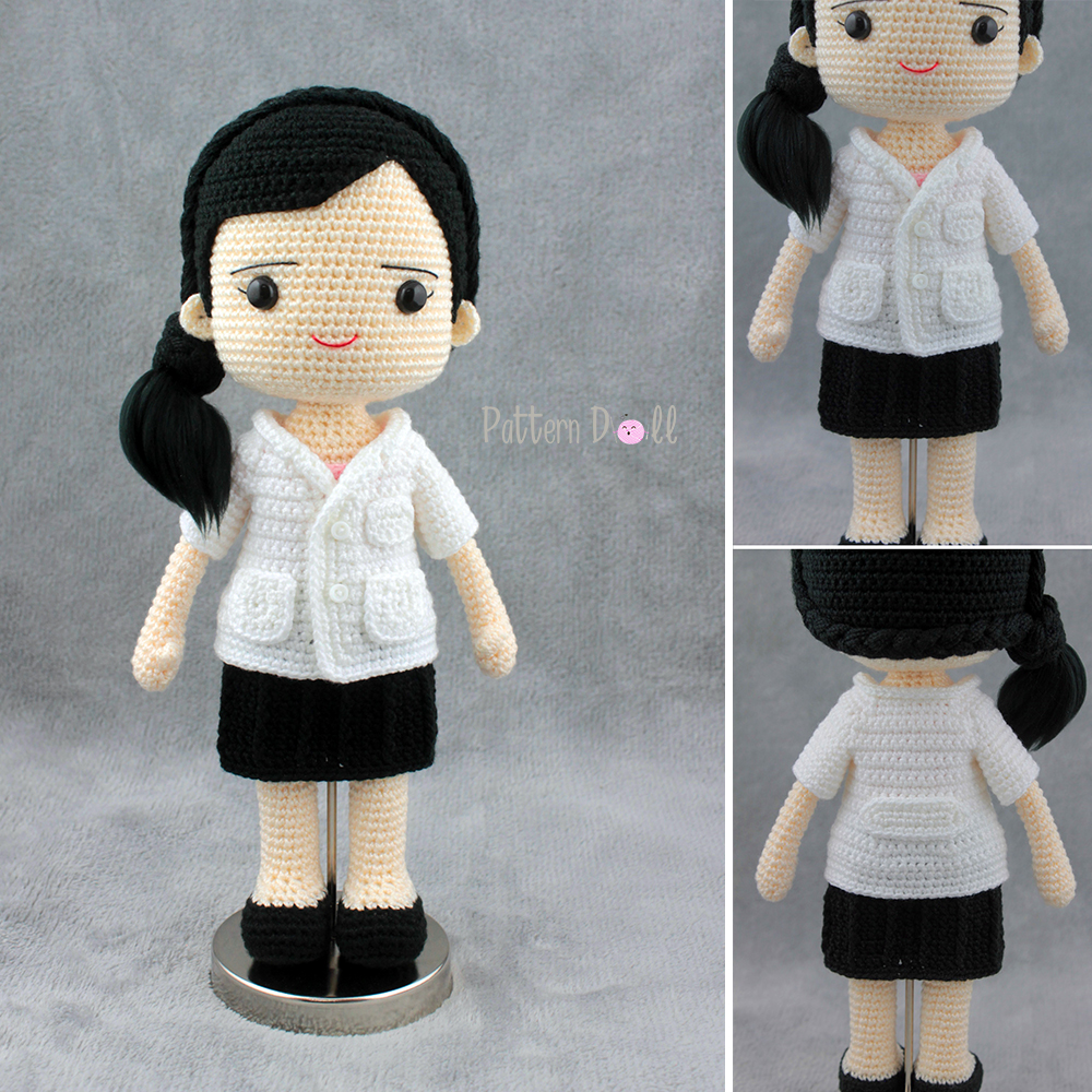 ตุ๊กตาถักชุดเภสัชกร