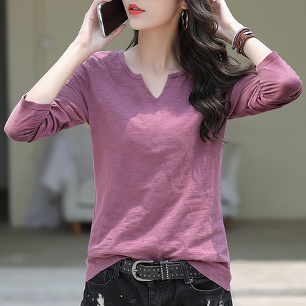 เสื้อยืดแขนยาวแฟชั่น เสื้อยืด T-shirt แขนยาว