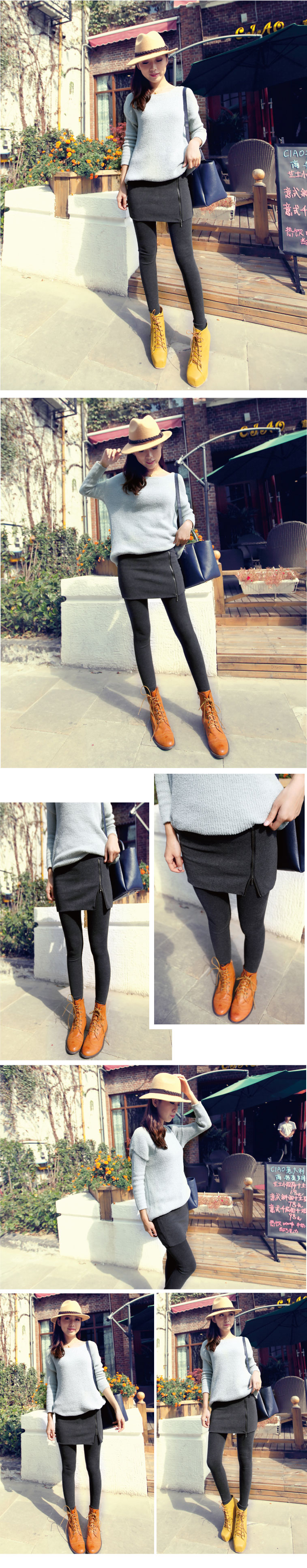 Skirts Legging เลกกิ้งกระโปรง แต่งซิป ผ้า cotton นุ่มลื่น ยืดได้เยอะ ใส่สบาย ได้ทุกวัน มี 3 สีให้เลือกด้านในจ้า พร้อมส่งเลยจ้า เลือกสีที่พร้อมส่งด้านล่างได้เลยจ้า