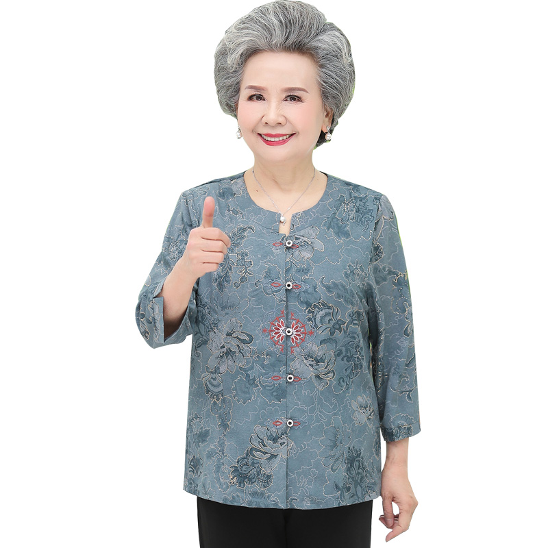 เสื้อคุณยาย เสื้อผู้วัยอายุ60-70ปี มีขนาด L-4XL(อกประมาณ35-45นิ้ว)