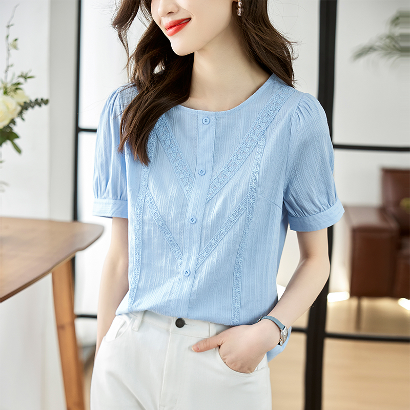 เสื้อเชิ้ตผู้หญิงแขนยาว เสื้อเชิ้ตผู้หญิงใส่ทํางาน 390 บาทต่อชิ้น ฟรีค่าจัดส่ง