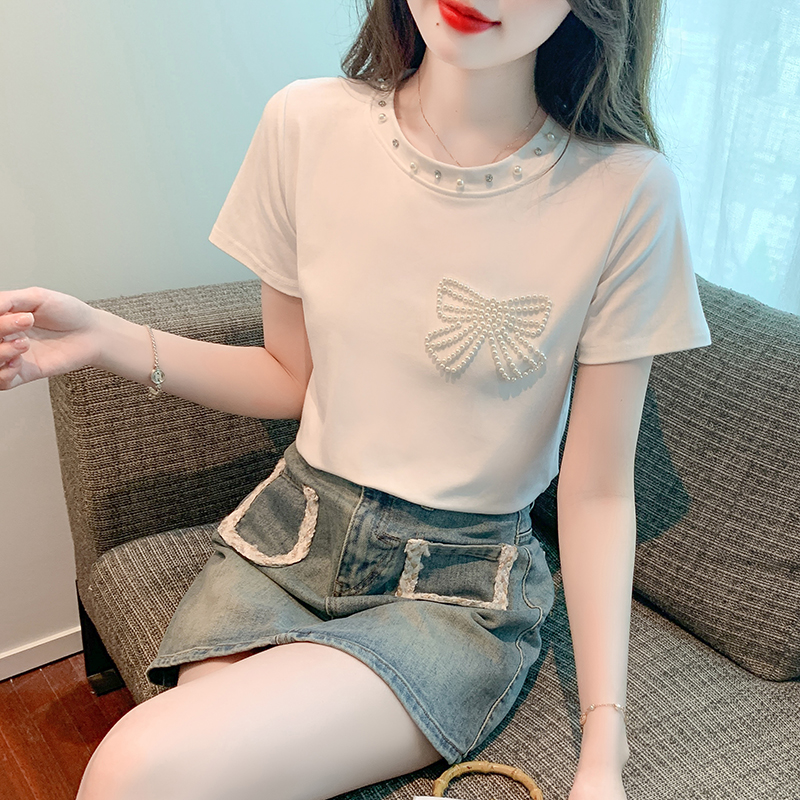 เสื้อผ้าวัยรุ่นเกาหลี เสื้อยืดวัยรุ่นผู้หญิง มีขนาด S M L XL