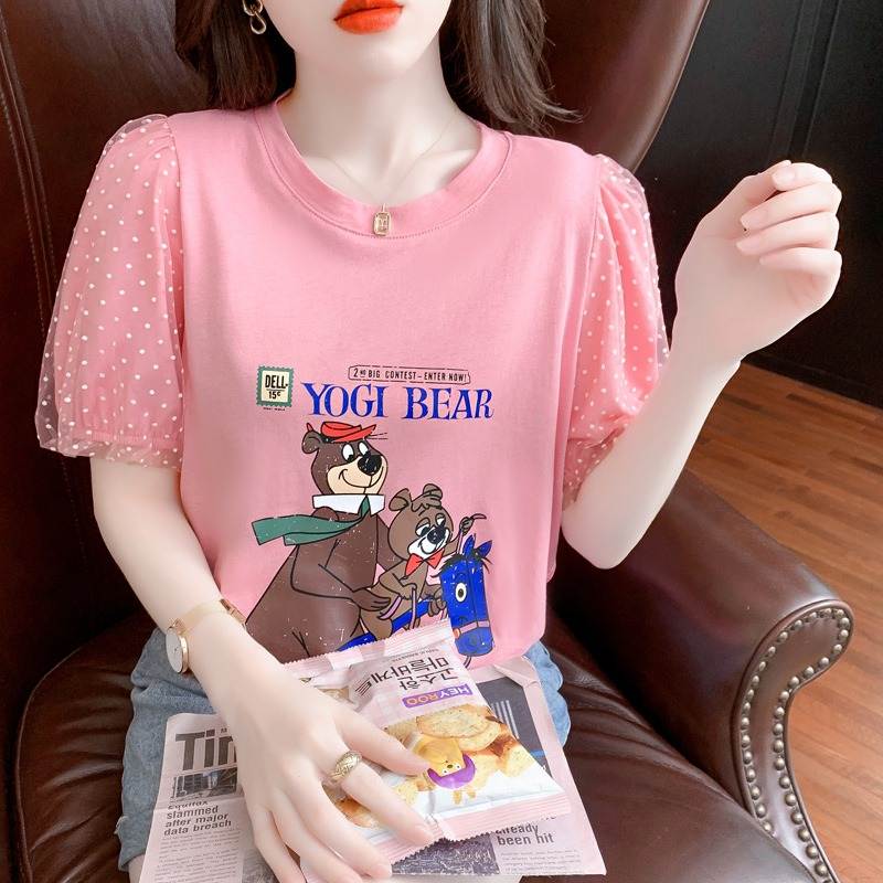 เสื้อยืดวัยรุ่นน่ารักๆ เสื้อวัยรุ่นแขนสั้น เสื้อผ้าวัยรุ่นเกาหลี แบรนด์ Wiyike