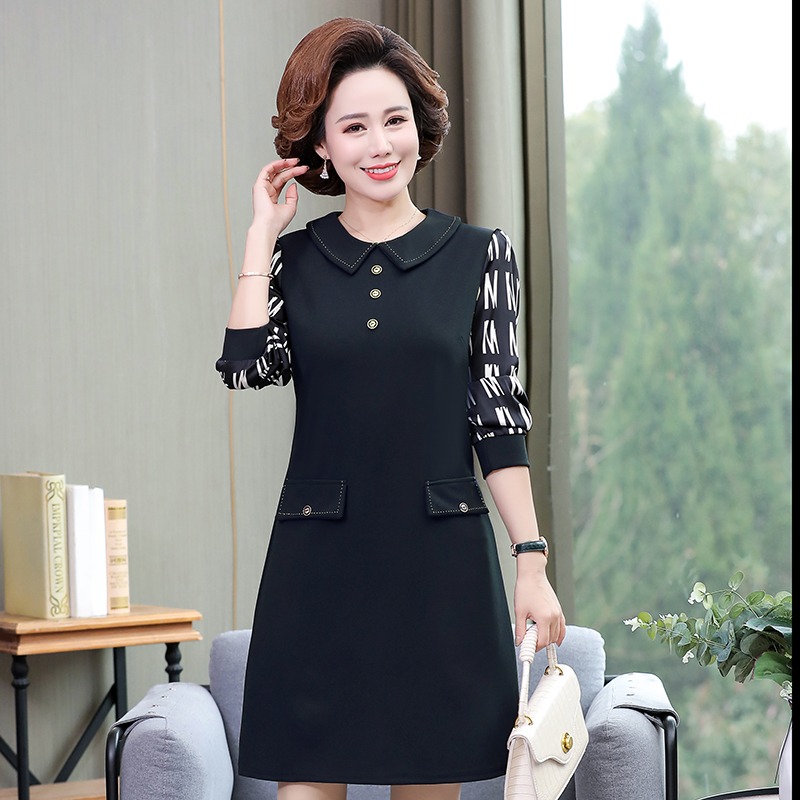 เดรสวัยผู้ใหญ่40-60ปี เดรสคุณแม่ ชุดเดรสทำงานวัยผู้ใหญ่ แบรนด์ MAMA DRESS