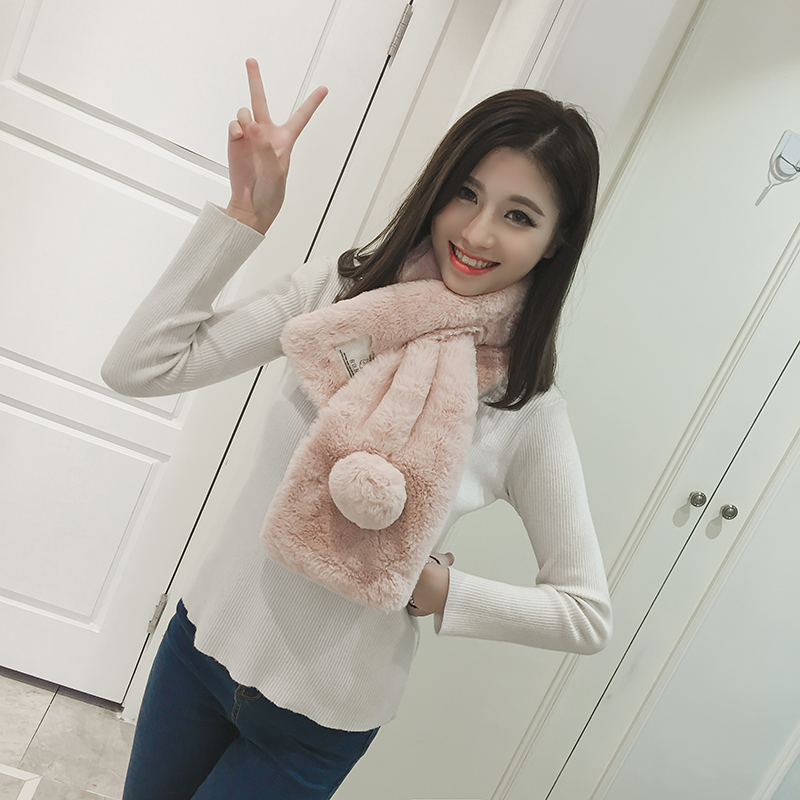 ผ้าพันคอขนมิ้งกันหนาว นุ่มนิ่มสุดๆ >< มี 4 สีให้เลือก