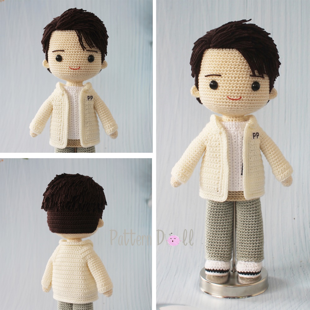 ตุ๊กตาถักชุดบอยแบรนด์ 1
