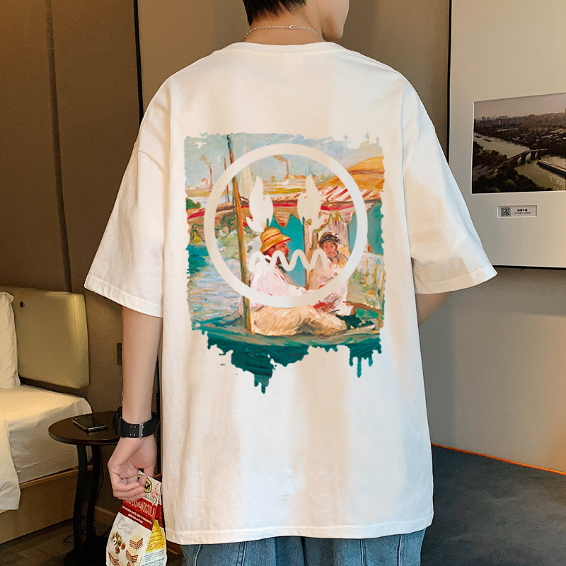 เสื้อยืดผู้ชายอ้วน XL-5XL อกเสื้อ40-52 นิ้ว