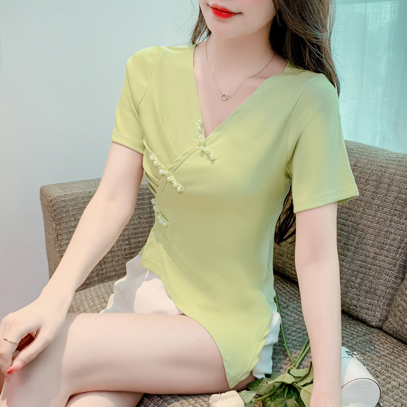 เสื้อผ้าวัยรุ่นเกาหลี เสื้อยืดวัยรุ่นผู้หญิง มีขนาด S M L XL