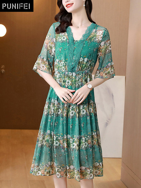 เดรสวัยผู้ใหญ่40-60ปี เดรสคุณแม่ ชุดเดรสทำงานวัยผู้ใหญ่ แบรนด์ MAMA DRESS