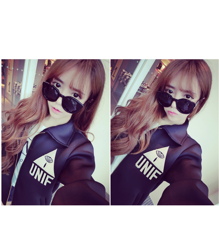 เสื้อคลุมเบสบอล ทรงสวยสีดำ ปักลายเท่ๆ พร้อมส่ง same pic