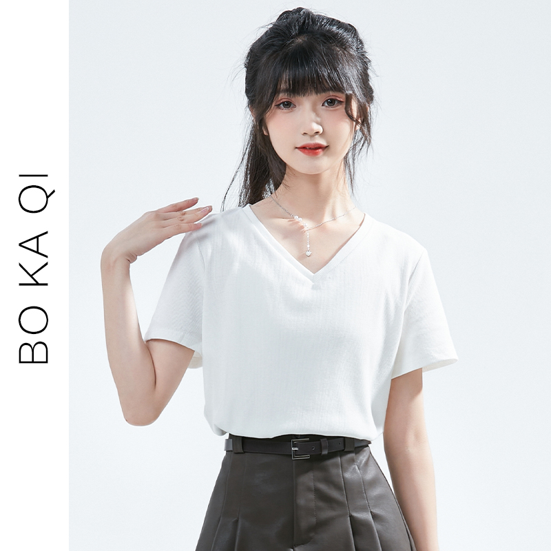 เสื้อผ้าวัยรุ่นเกาหลี เสื้อยืดวัยรุ่นผู้หญิง มีขนาด S M L XL