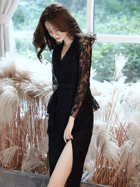 ชุดราตรี ชุดออกงาน ดีไซน์หรู แบรนด์ Angel