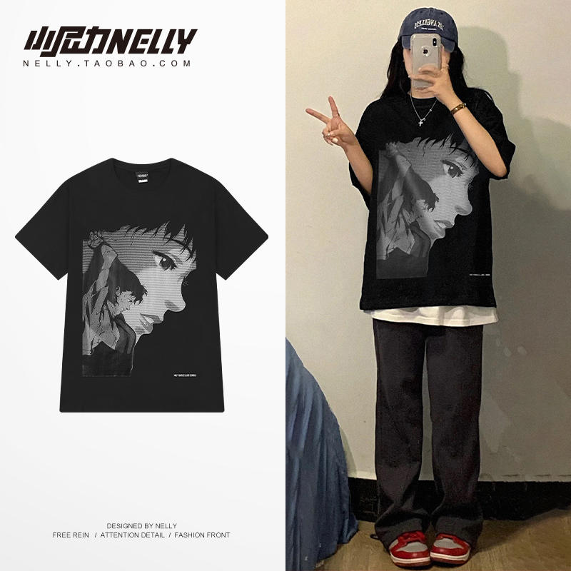 เสื้อยืดคอกลม ผู้ชาย เสื้อยืดผู้ชายเกาหลี เสื้อยืดเกาหลี แบรนด์ NELLY