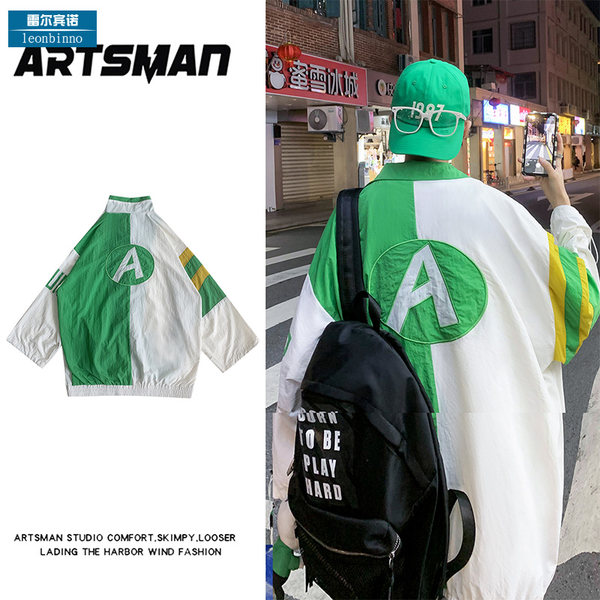 เสื้อแจ็คเก็ตเบสบอล เสื้อคลุม เสื้อแขนยาวสไตล์เกาหลี