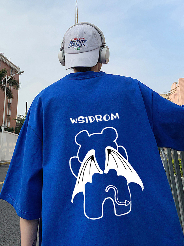 เสื้อยืดผู้ชายอ้วน S-5XL(อกเสื้อ39-51นิ้ว)
