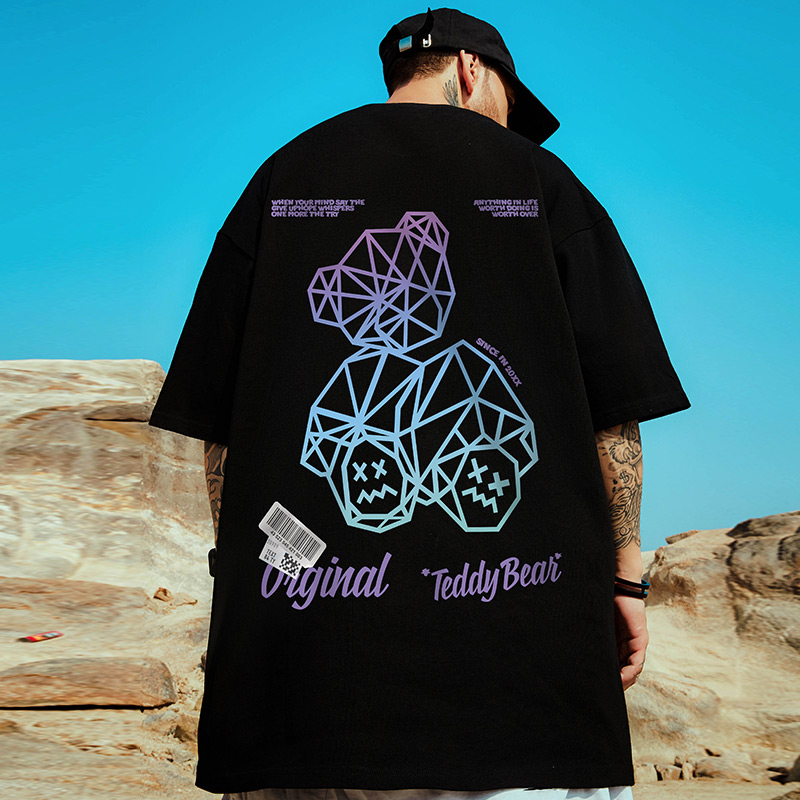 เสื้อยืดผู้ชายอ้วน S-5XL(อกเสื้อ39-51นิ้ว)