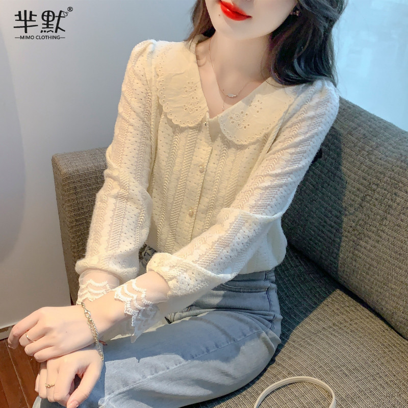 เสื้อลูกไม้ เสื้อเชิ้ตแขนยาว