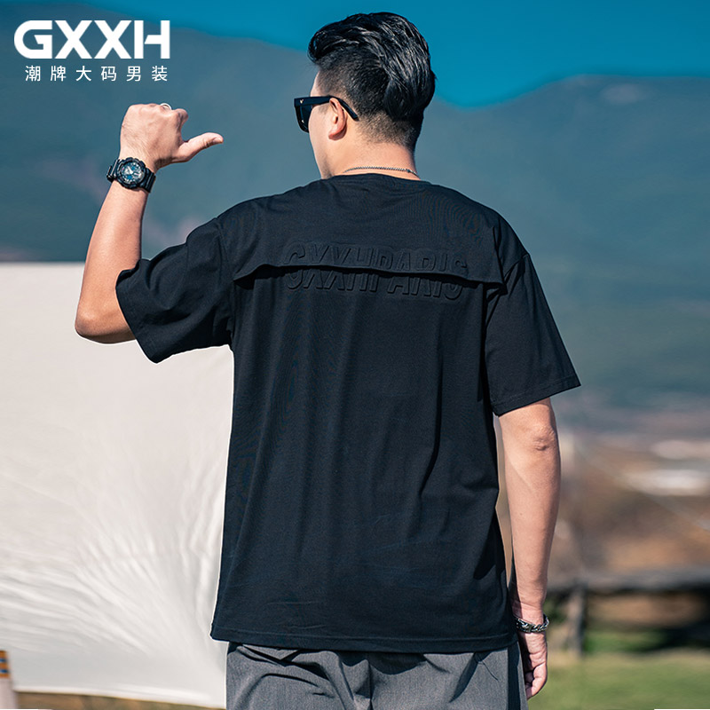 เสื้อยืดผู้ชายอ้วน S-5XL(อกเสื้อ39-51นิ้ว)
