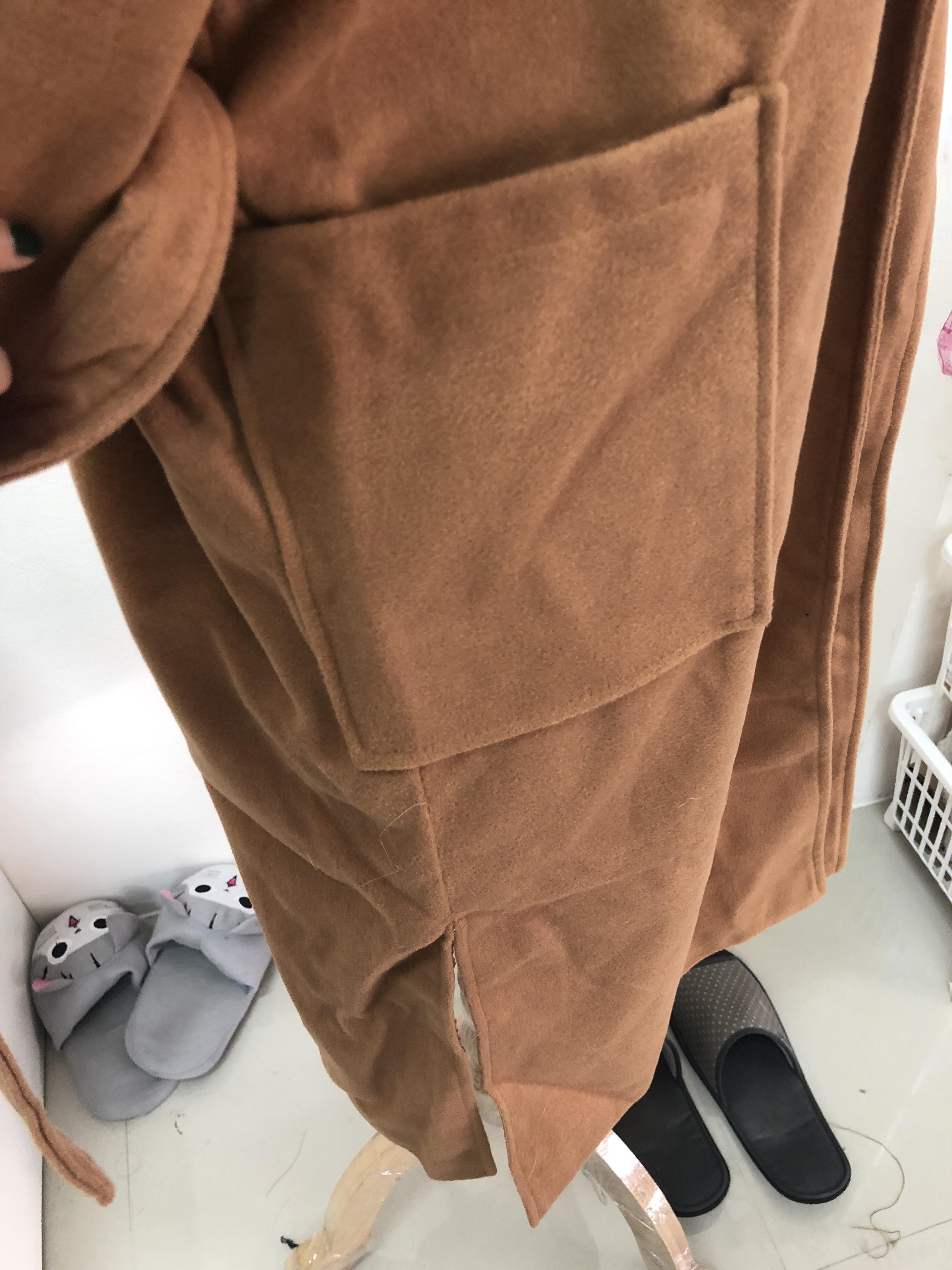 เสื้อโค้ทกันหนาว พร้อมเชือกผูกเอว เรียบเก๋ พร้อมส่งจ้า same pic