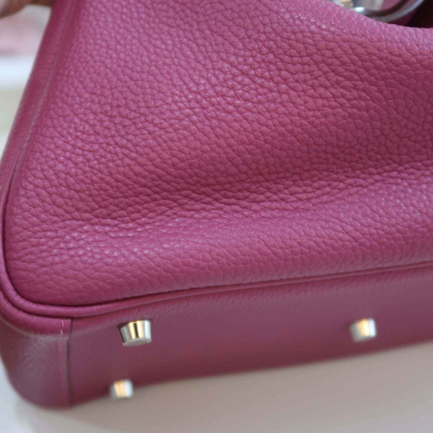 Hermes Tosca Clemence Leather Lindy 30 PHW