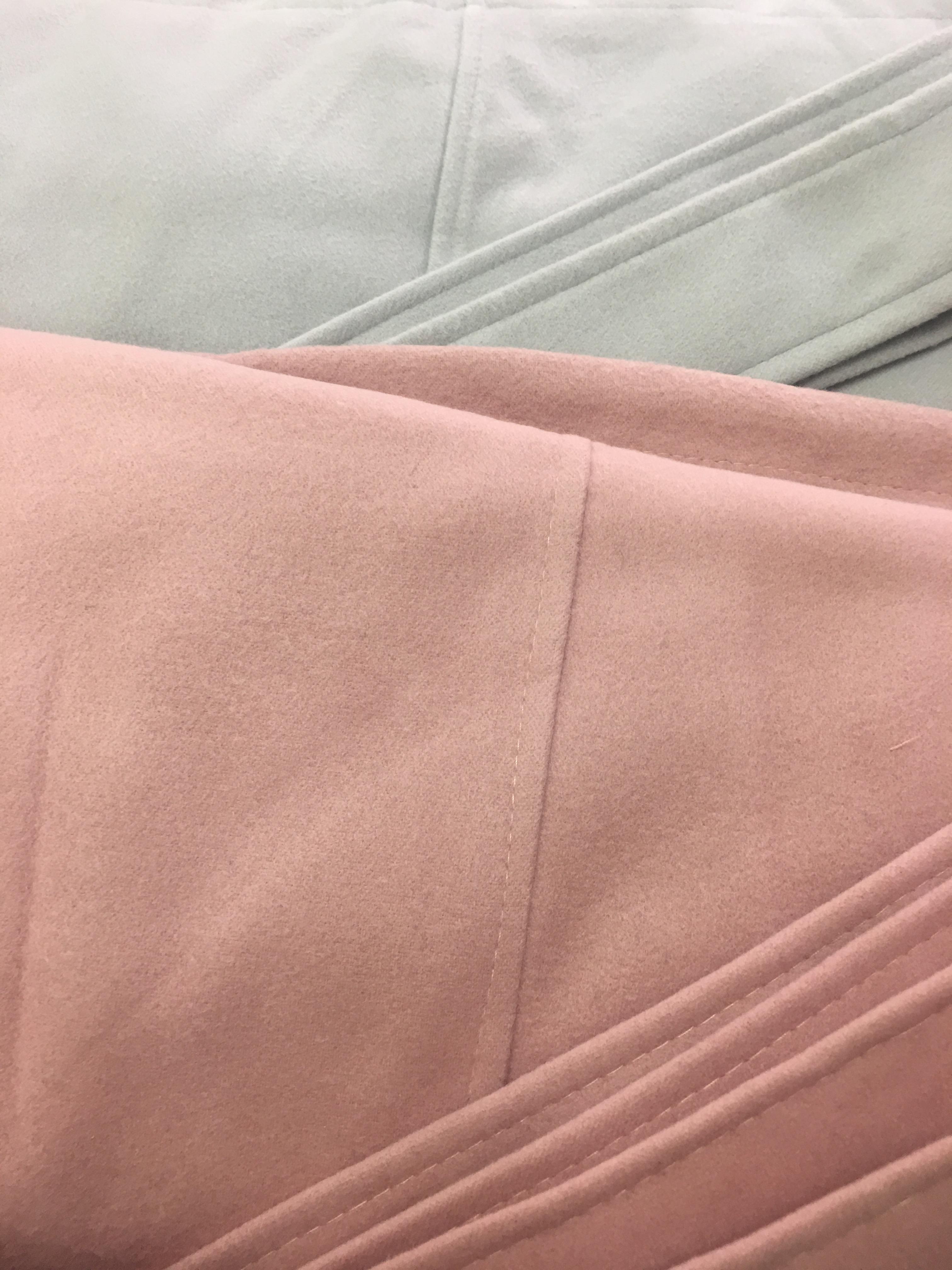 OverCoat เสื้อโค้ทกันหนาว ทรงโคล่งสีชมพูหม่น ผ้าวูลผสมเนื้อดี บุซับในกันลม พร้อมส่ง same pic