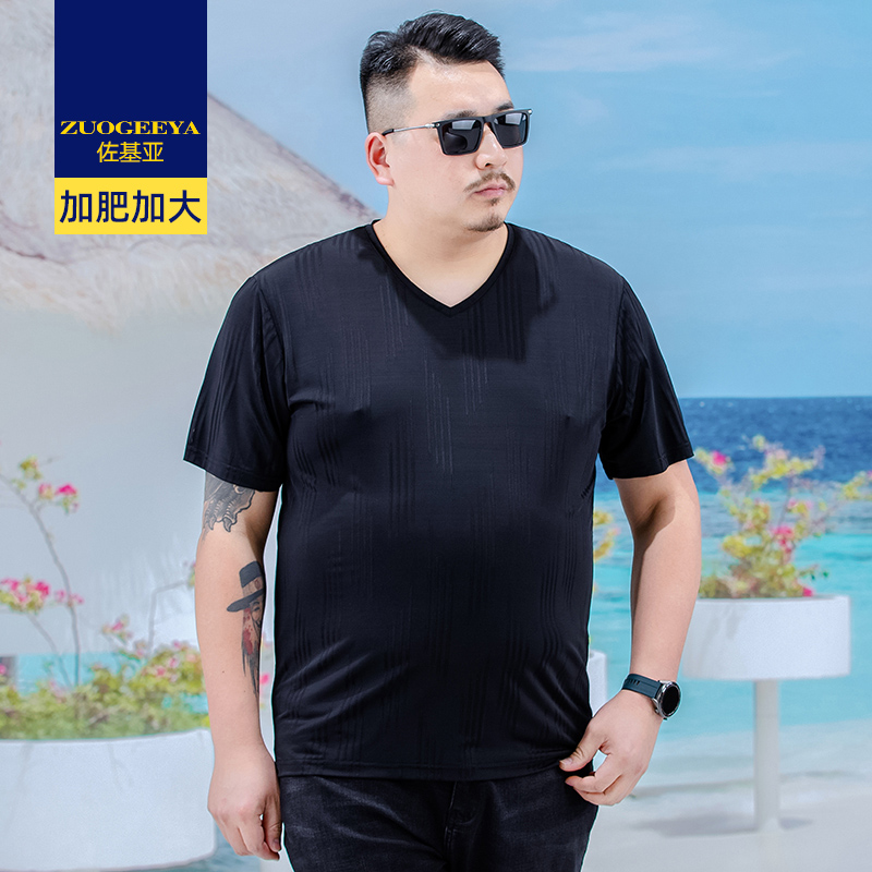 เสื้อยืดผู้ชายอ้วน XL-8XL น้ำหนักผู้สวม 60-150 กิโลกรัม