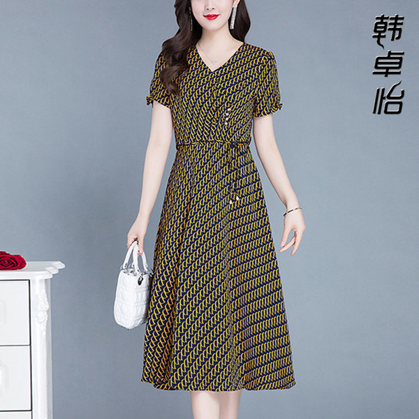 เดรสวัยผู้ใหญ่40-60ปี เดรสคุณแม่ ชุดเดรสทำงานวัยผู้ใหญ่ แบรนด์ MAMA DRESS