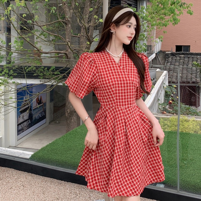 เดรสแขนสั้น มีไซส์ L-4XLอก 38-47 นิ้ว ใส่ได้ทั้งสาวหุ่นดีน่ารักจนถึงสาวอวบพลัสไซส์ จัดส่งฟรี! ทักแชทสั่งซื้อ
