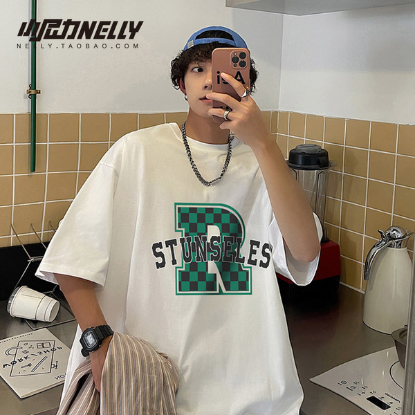 เสื้อยืดคอกลม ผู้ชาย เสื้อยืดผู้ชายเกาหลี เสื้อยืดเกาหลี แบรนด์ NELLY