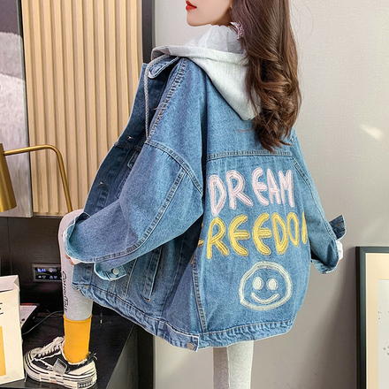 แจ็กเก็ตวัยรุ่น เสื้อคลุมแจ็คเก็ตผู้หญิง เสื้อแจ็คเก็ตกันหนาว