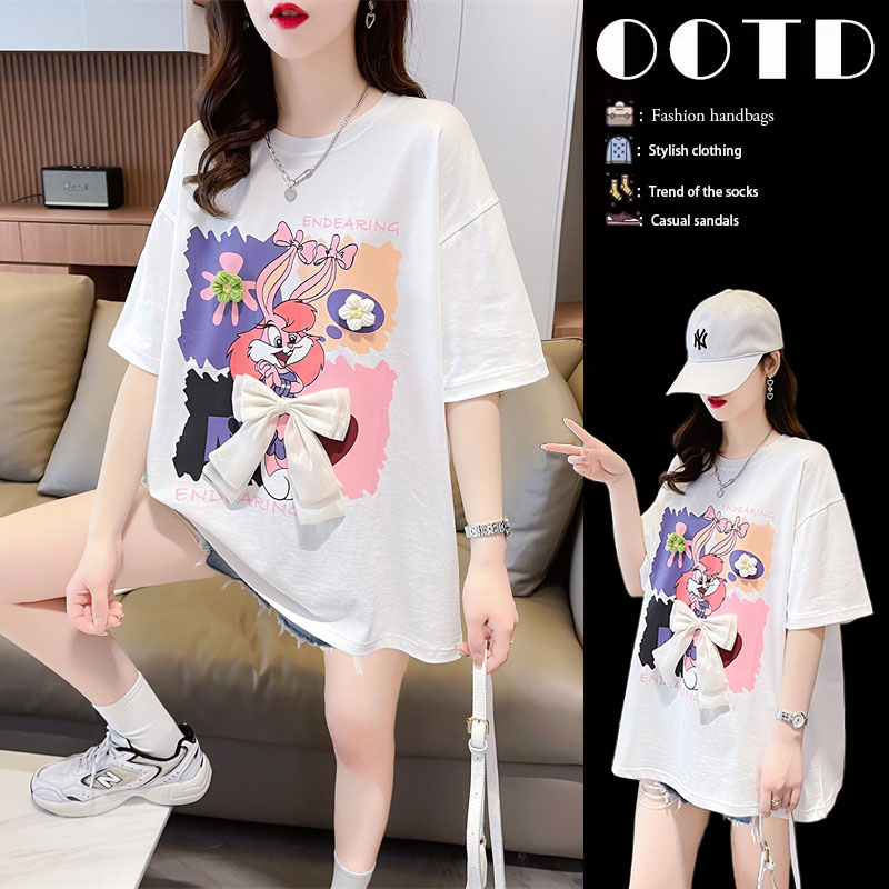 เสื้อยืดคนอ้วนแบบโอเวอร์ไซส์แบบ ulzzang fashion สนใจทักแชท
