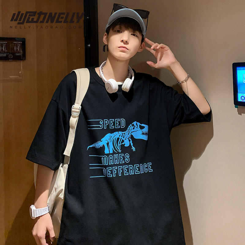 เสื้อยืดคอกลม ผู้ชาย เสื้อยืดผู้ชายเกาหลี เสื้อยืดเกาหลี แบรนด์ NELLY