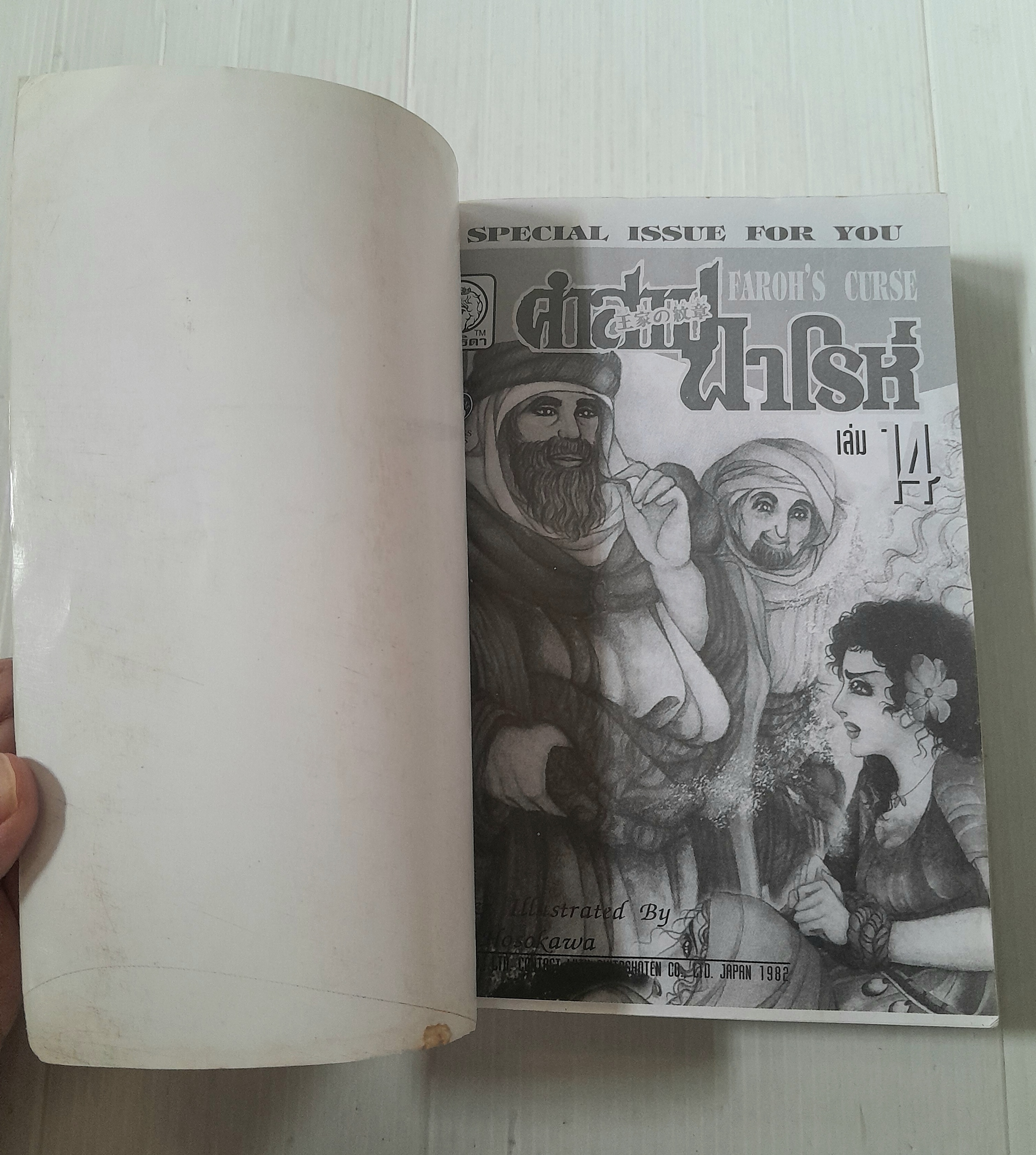 คำสาปฟาโรห์ เล่ม 14 / Chieko Hosokawa