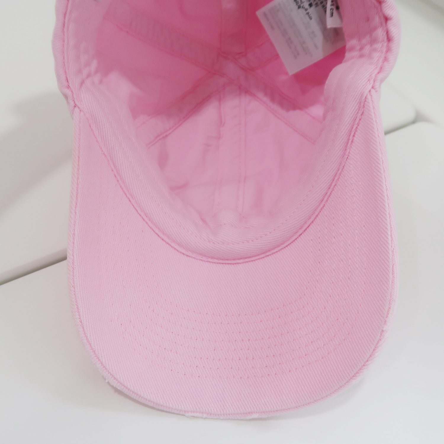 Balenciaga Pink Paris Logo Destroy Cap